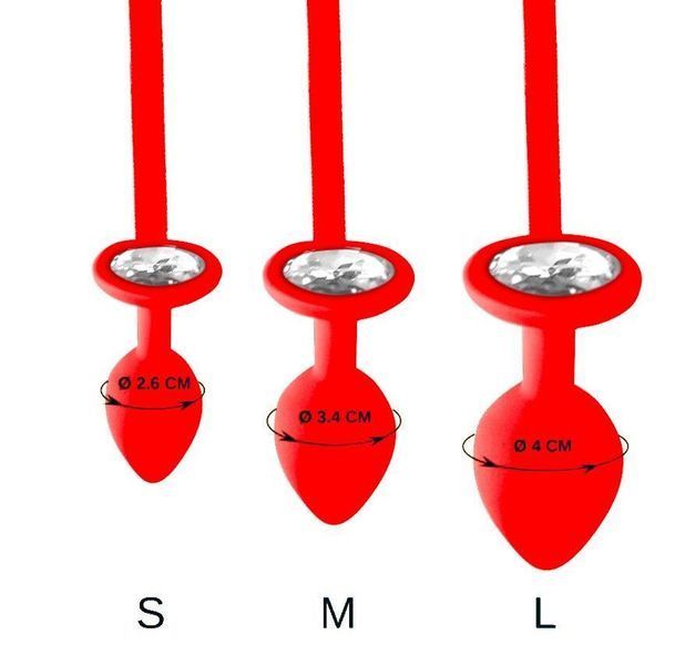 Мужские трусы с силиконовой анальной пробкой Art of Sex - Joni plug panties Red, размер пробки S, XS-2XL SO6173 фото