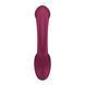Вагінально-кліторальний вібратор Satisfyer G for Goddess 2 Wine Red, 2 мотори, 19х4 см. SX3260 фото 4