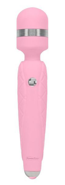 Роскошный вибромассажер PILLOW TALK - Cheeky Pink с кристаллом Сваровски, 20,6х3,9 см. SO2727 фото