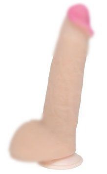 Фалоїмітатор із мошоком EGZO DS009, 20,5х5 см. DS009 фото