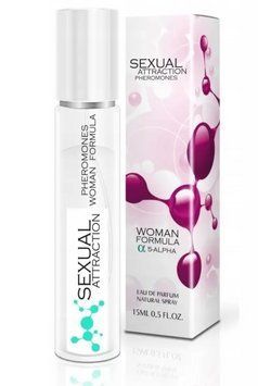 Туалетная вода с феромонами для женщин Sexual Attraction Feromony for Women, 15 мл. 1700030 фото