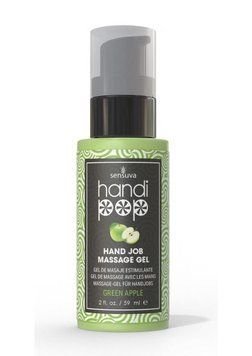 Смаковий гель для мінету зі смаком яблука Sensuva Handipop Green, 59 мл. SO9824 фото