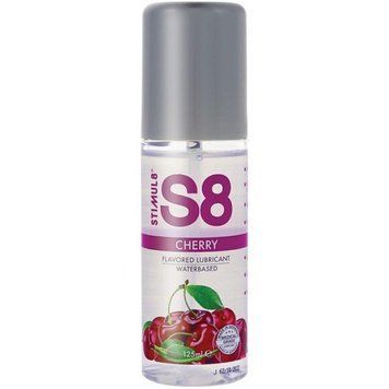 Съедобный лубрикант со вкусом вишни Stimul8 Flavored Lube water based Cherry, 125 мл. 500008 фото