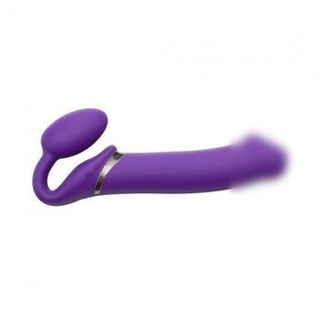 Безремневой страпон с вибрацией Strap-On-Me Vibrating Violet XL, 23х4,5 см. SO3827 фото