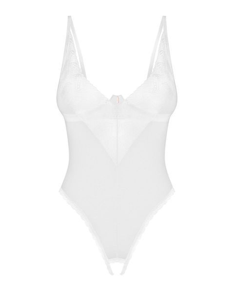 Боді з доступом Obsessive Alissium crotchless teddy, XS/S, M/L, XL/XXL SX0597 фото