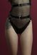 Гартери Feral Feelings - Belt Briefs, трусики, натуральна шкіра, колір чорний SO3445 фото 1