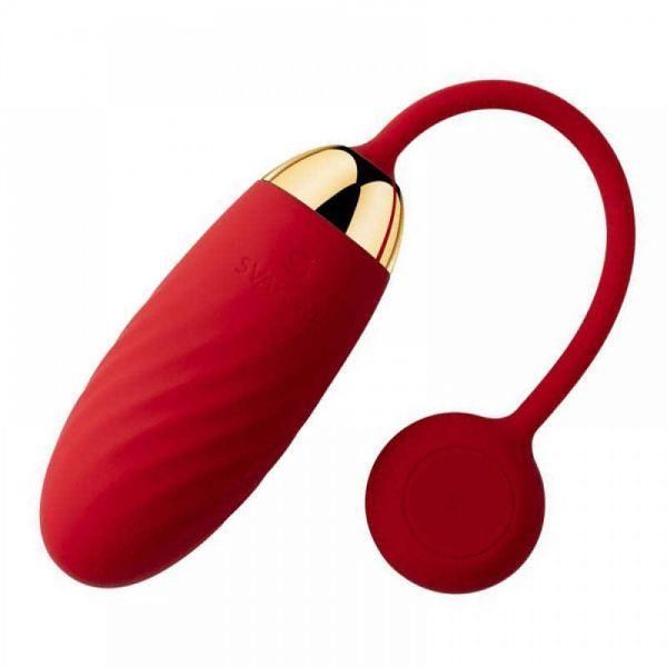 Виброяйцо Svakom Ella Red с функцией управления смартфоном, 21,5х3,3 см. SO4851 фото