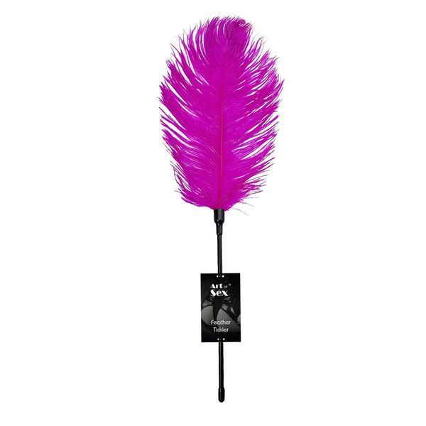 Лоскітка із страусиним пером Art of Sex - Feather Tickler, колір Темно-рожевий SO7013 фото