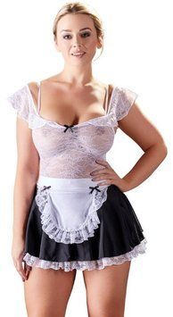 Костюм официантки Cottelli Collection Maid&acute;s Dress от Orion, S, M, L, XL 421410 фото