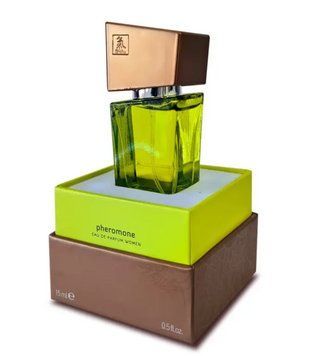 Духи с феромонами женские SHIATSU Pheromone Fragrance women lime, 15 мл. HOT67145 фото