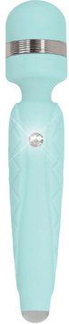 Розкішний вібромасажер PILLOW TALK - Cheeky Teal з кристалом Swarovski, 20,6х3,9 див. SO2728 фото