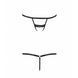 Трусики-стрепи SHELLY THONG black, S/M, L/XL, XXL/XXXL PS27908 фото 3