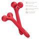 Электронный ультразвуковой ролик для лица GESKE Sonic Facial Roller 4в1 red HB0633 фото 6