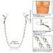 Зажимы для сосков Crystal Chain Nipple Clamps от CalExotics 480254 фото 4