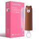 Реалістичний вібратор під виглядом морозива CuteVibe Teddy Brown (Pink Dildo), 17,6 х3, 6 см. SO6559 фото 5