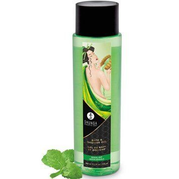 Гель для душу Shunga Shower Gel - Sensual Mint з рослинними оліями та вітаміном Е, 370 мл. SX0586 фото