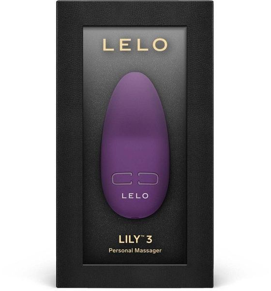 Міні-вібратор для клітора LELO Lily 3 Dark Plum, 10 режимів, дуже потужний, 7,4х3,9 см. SX0694 фото