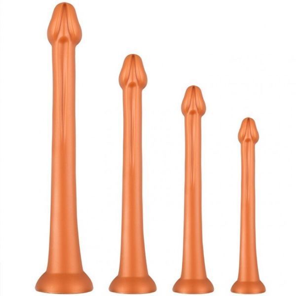 Фаллоімітатор для фістингу Golden Python Sucker Butt Plug L, 42х6,5 см. (головка 5 см) IXI60142 фото