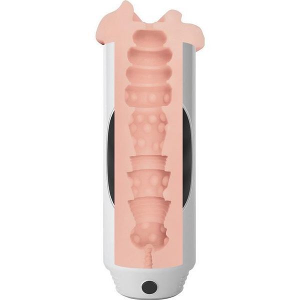 Мастурбатор с вибрацией Mega Grip Vibrating Stroker Pussy от Pipedream, 23х8 см. 460127 фото