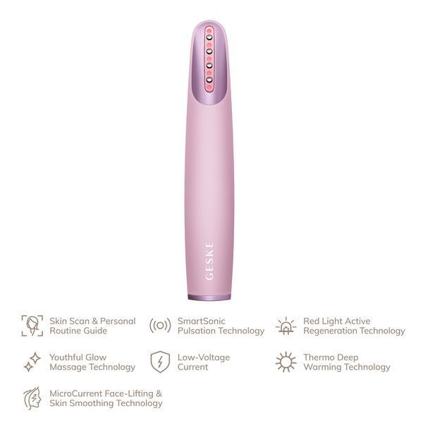 Устройство для укрепления и тонизирования кожи лица GESKE Skin Firming Wand 7в1 pink HB0432 фото