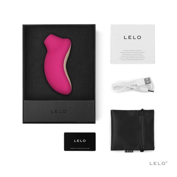 Звуковой стимулятор LELO SONA Cruise Cerise, 11,1х5,5 см. SO8108 фото