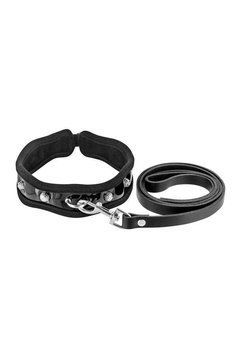 Поводок с ошейником Fetish Tentation Premium Patent Leather Choker & Leash SX1098 фото