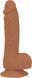 Фалоімітатор ADDICTION Steven 7.5" Silicone Dong Caramel, вібропуля в подарунок, 19х3,8 см. SX3155 фото 3