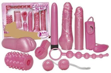 Набір для любовних ігор Candy Set 9-teilig 61325641330000 фото