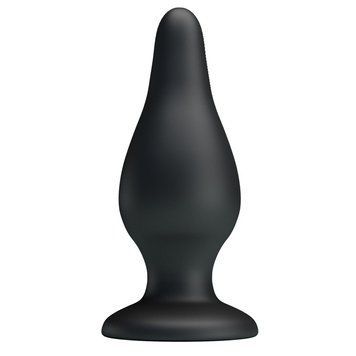 Анальна пробка Pretty Love Sturdy Silicone Anal Plug Black, 15,5х5,5 см. 6603BI0554 фото