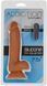 Фалоімітатор ADDICTION Steven 7.5" Silicone Dong Caramel, вібропуля в подарунок, 19х3,8 см. SX3155 фото 8