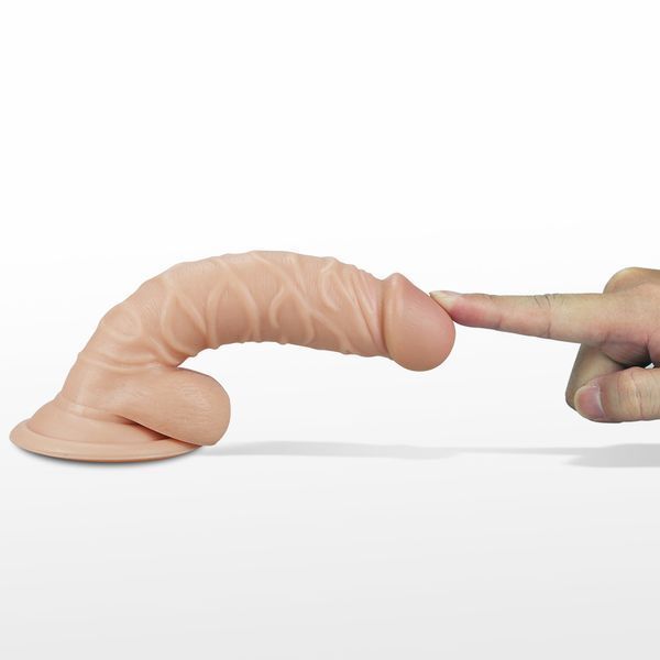 Вибратор Real Extreme Vibrating Dildo 7.5", 19х3,7 см. 6452LVTOY433 фото