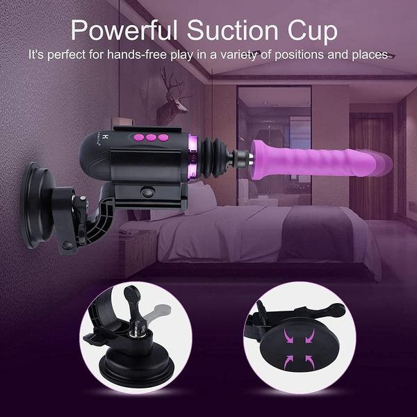 Секс-машина Hismith Mini Capsule Sex-Machine with Strong Suction APP, дуже потужна, пульт ДК, перезаряджається SO6197 фото