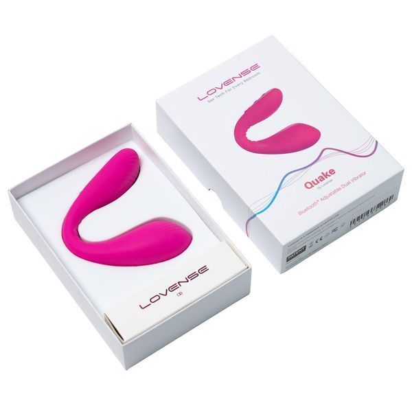 Подвійний смарт-вібратор Lovense Dolce (Quake), 21х3,8 см SO5055 фото