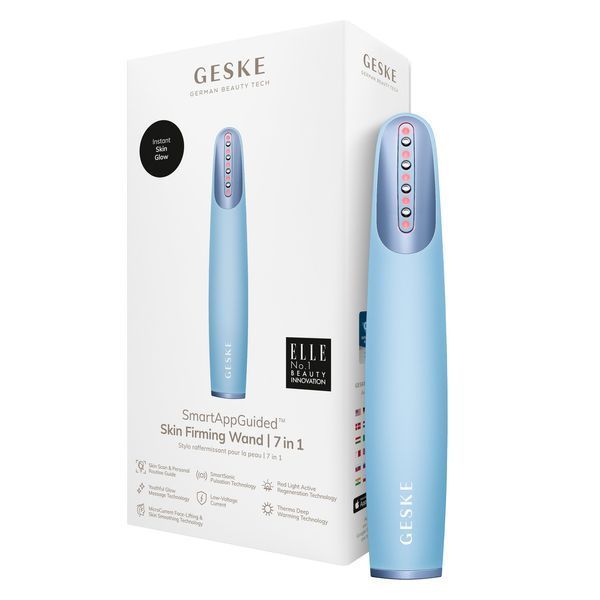 Пристрій для зміцнення та тонізування шкіри обличчя GESKE Skin Firming Wand 7в1 aquamarine HB0426 фото