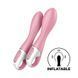 Вібратор точки G надувний Satisfyer Air Pump Vibrator 2, 21х3,8 см (надувається до 5 см) SO8411 фото 1