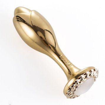 Анальная пробка LOCKINK SEVANDA Pearl Rose-shape Anal Plug, 7,5х3 см. SX0888 фото