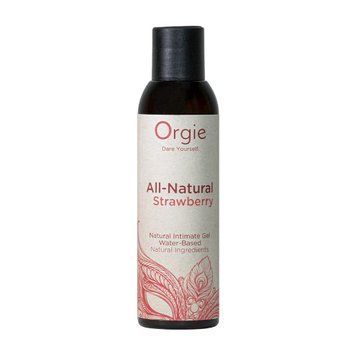 Їстівний лубрикант на водній основі зі смаком полуниці Orgie All - Natural Strawberry, 150 мл. 17304 фото