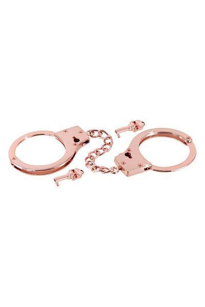 Наручники Fetish Tentation Premium Chick wrist cuffs in rose-gold metal SX1091 фото