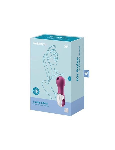 Вібромасажер із вакуумною стимуляцією Satisfyer Lucky Libra, 15,5х5,5 см. SO6133 фото