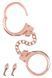 Наручники Fetish Tentation Premium Chick wrist cuffs in rose-gold metal SX1091 фото 1