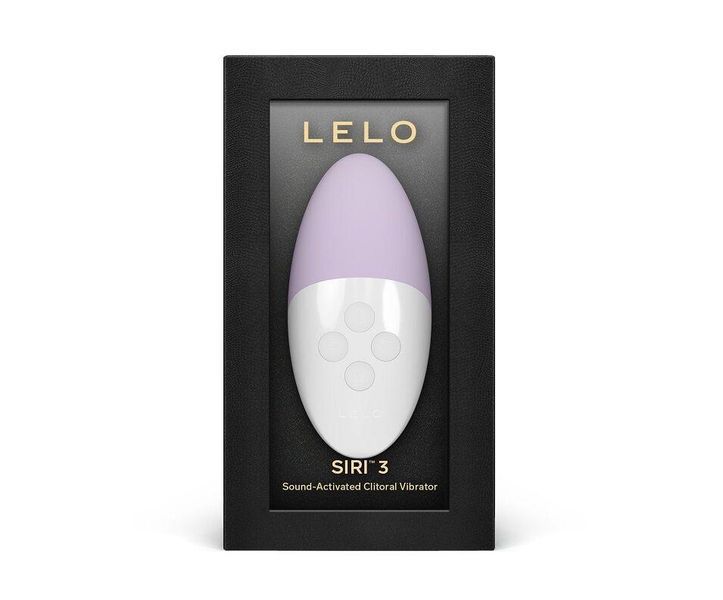 Музичний вібратор для клітора LELO SIRI 3 Calm Lavender, вібрації в ритмі звуків без смартфона, 9,6х4,5 см. SX0697 фото
