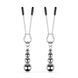 Зажимы для сосков Bedroom Fantasies: Nipple Clamps with Beaded Chain - Silver SX2209 фото 2