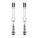 Зажимы для сосков Bedroom Fantasies: Nipple Clamps with Beaded Chain - Silver SX2209 фото 1