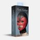 Маска сердце сетка с открытым ртом и глазами Feral Feelings - Hearts Mask Black/Red SO9323 фото 2