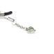 Затискачі для сосків із сердечком Liebe Seele Glow-in-dark Nipple Clamps Green, світяться в темряві SX1682 фото 2