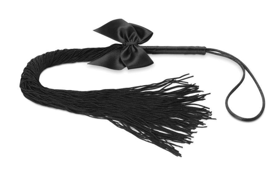 Плеть Bijoux Indiscrets - Lilly - Fringe whip украшена шнуром и бантиком SO2330 фото