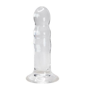 Прозорий фалоімітатор Alive Gallant Jelly Dildo, 16х3,5 см. SO6025 фото