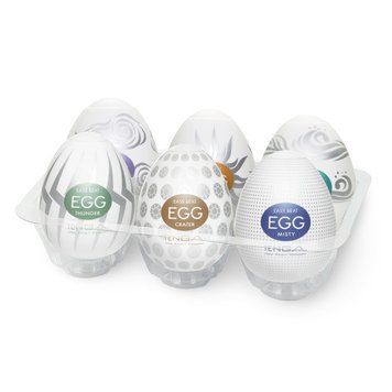 Набор мастурбаторов Tenga Egg Hard Boild Pack, 7х5 см. EGG-VP62 фото