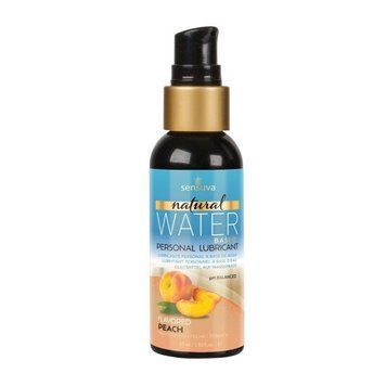 Лубрикант на водяній основі зі смаком персика Sensuva - Natural Water-Based Peach, 57 мл. SO7833 фото
