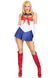 Эротический костюм Сейлор Мун Leg Avenue Sexy Sailor, платье, перчатки, бант, XS, S, M, L SO9195 фото 1
